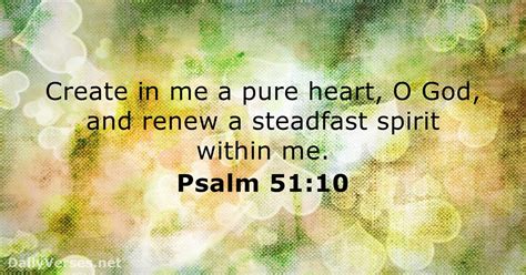 meaning psalm 51 10