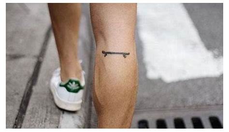 Meaningful Small Leg Tattoos For Guys 50 Simple Men Masculine Design Ideas