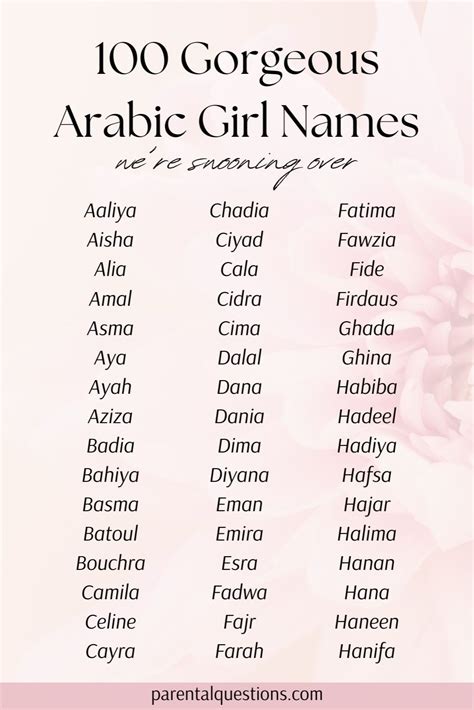 meaningful names for girls in islam