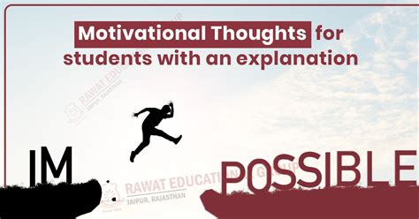 meaningful thoughts with explanation for students