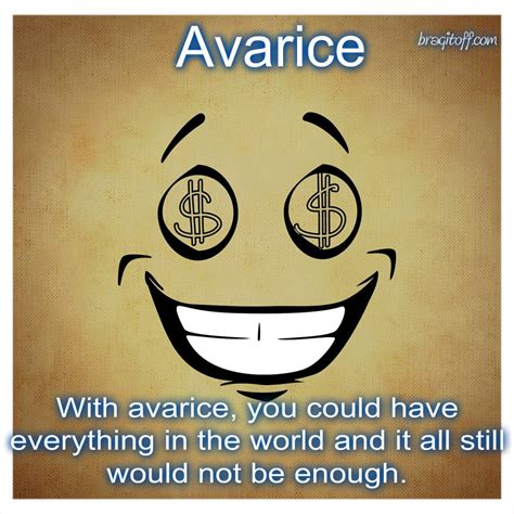 meant by avarice
