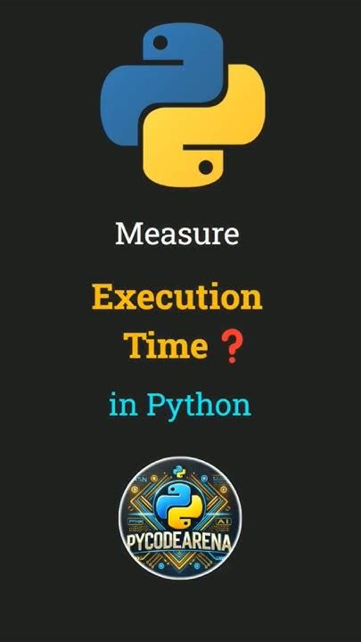 Measure Execution Time Python 3