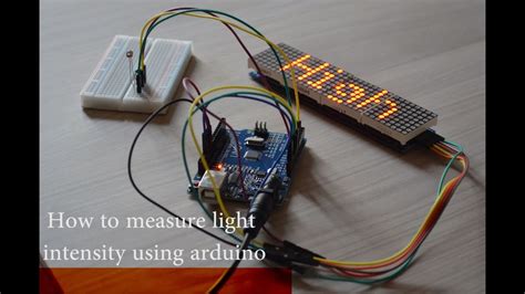 Measure Light Intensity Arduino