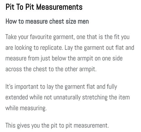 Measure Pit To Pit Jacket