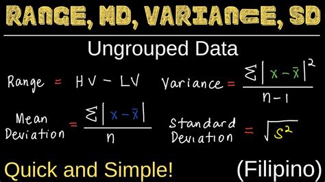 measures of variation range variance and standard deviation for grouped data