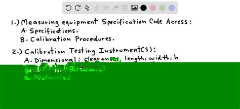 Measuring Equipment Is Within Current Calibration Dates