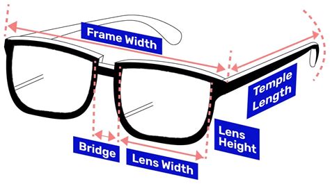 Measuring Frame Width Glasses