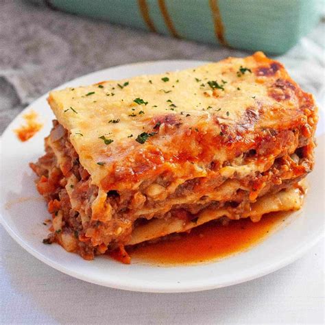 No Boiling Lasagna with Ricotta Cheese, Shredded