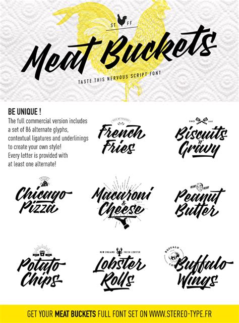 Meat Bucket Font