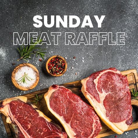 meat raffles near me sunday