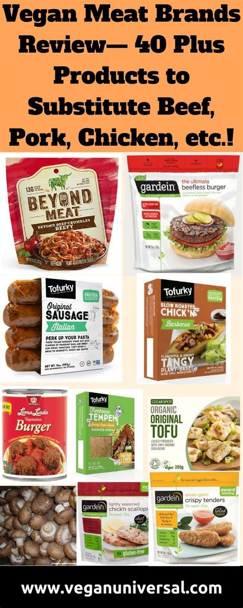 Meat Substitutes Brands