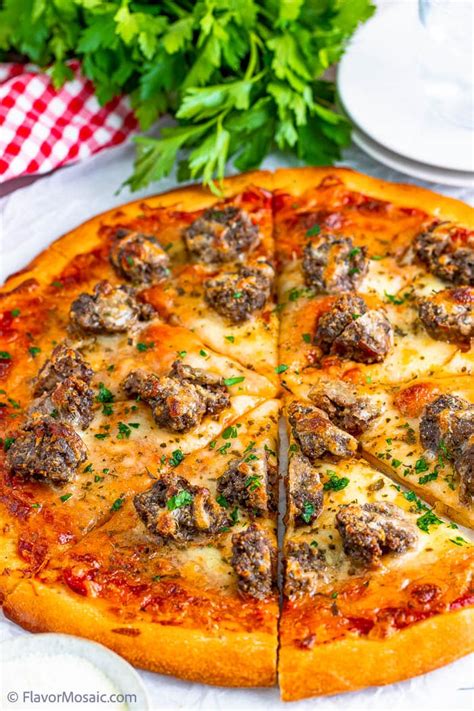 Meatballs Pizza Crust