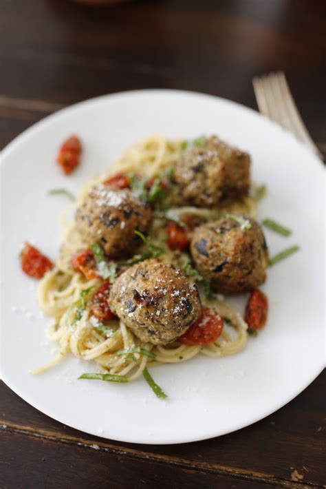 Meatless Meatballs Eggplant