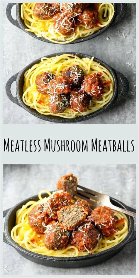Meatless Meatballs Mushroom