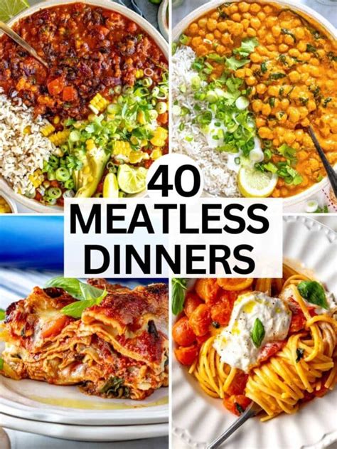 Meatless Menu Ideas