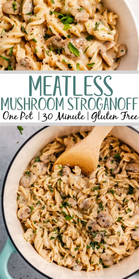 Meatless Stroganoff