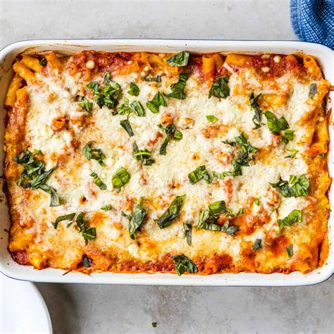 Meatless Ziti Bake