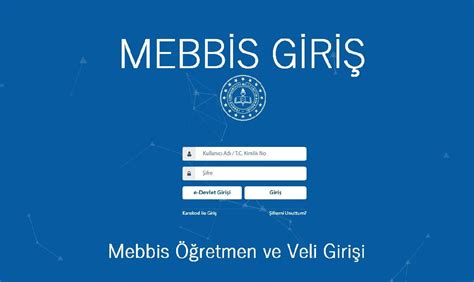 mebbis giriş için tıklayınız