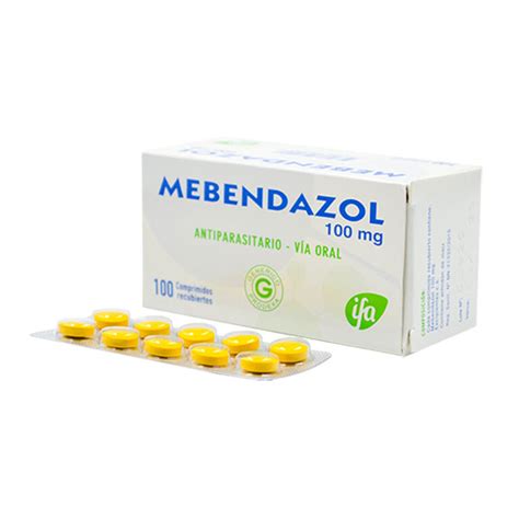 mebendazol 100 mg plm