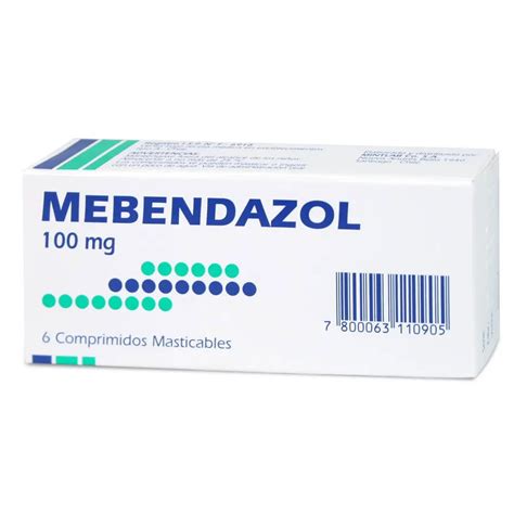 mebendazol tabletas 100 mg