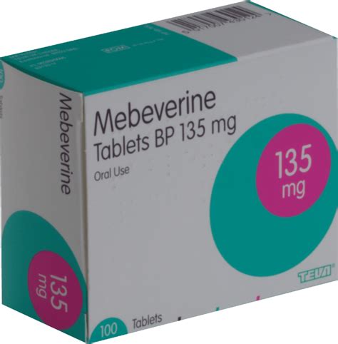 mebeverine dosage for adults