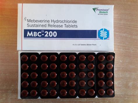 mebeverine hydrochloride/200 mg/capsules