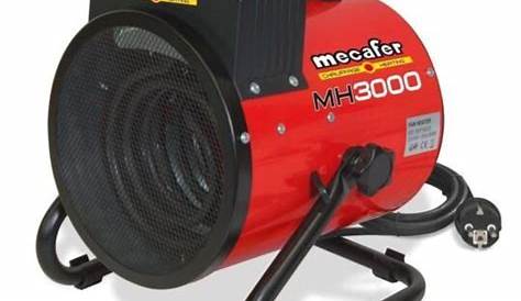 Mecafer Mh3000 WALDBECK Strato Radiateur électrique Soufflant Chauffage