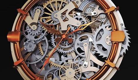 Mécanisme d'horloge d'une ancienne montre suisse.Precision
