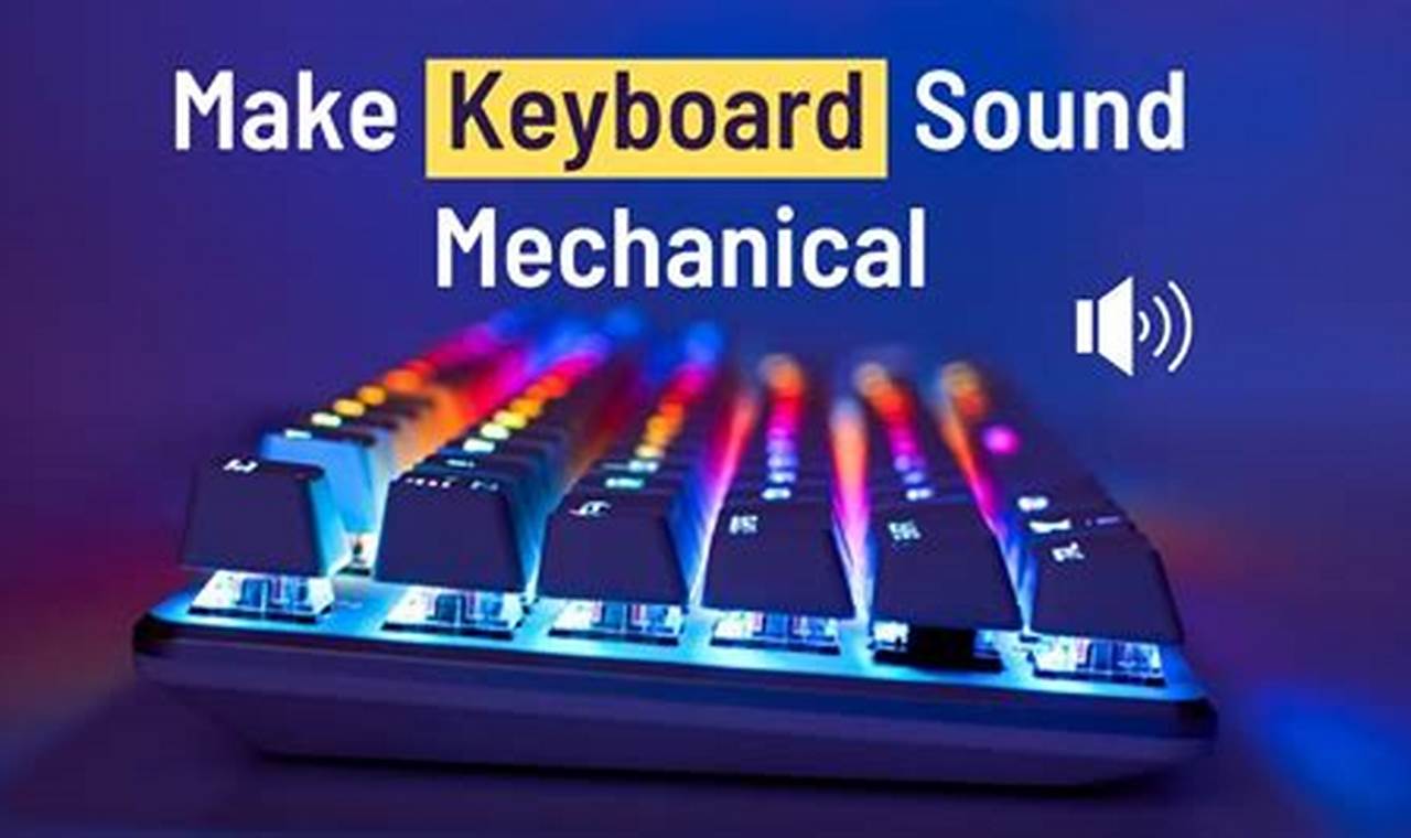 mechanical keyboard sound effect extension