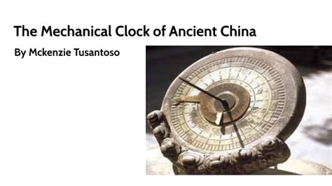 Mechanical Clock China