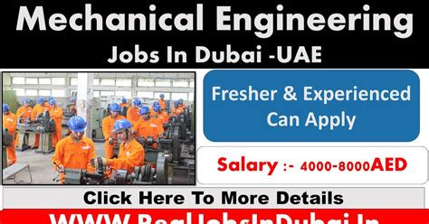 mechanical engineer jobs in dubai