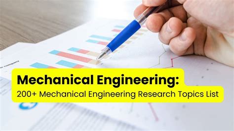 mechanical engineering research topics list