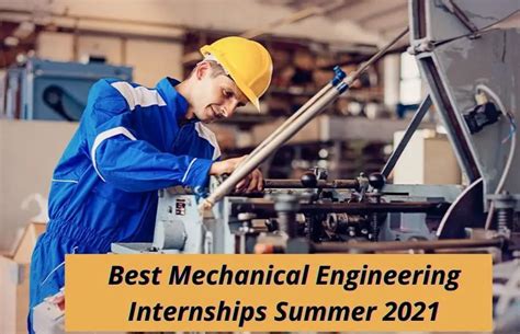 Mechanical Engineering Summer Internships