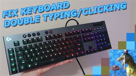 mechanical keyboard double typing