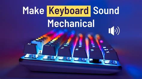mechanical keyboard sounds simulator