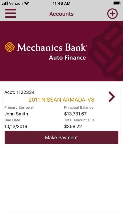 mechanics bank auto loan sacramento ca