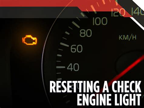 Mechanics Manually Resetting Engine Light