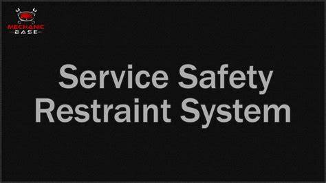 Mechanics of Resetting your Safety Restraint System