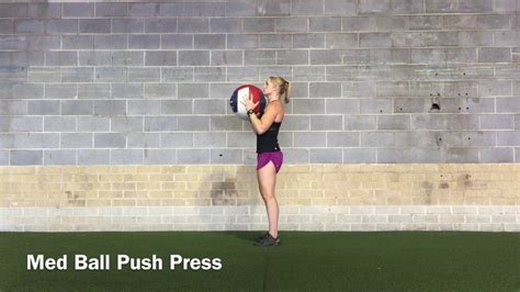 Med Ball Push Press Throw