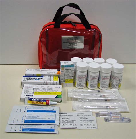 med kits with medication