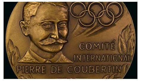 Medalla Pierre De Coubertin Olympic Games Diamond Jubilee / Bronze