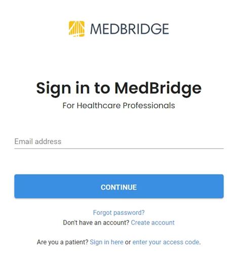 Effortless Medbridge Log In: Streamline Your Healthcare Access Now
