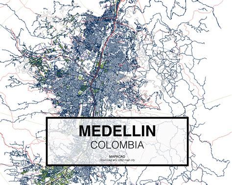 medellin colombia on map