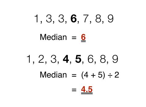 median definition math