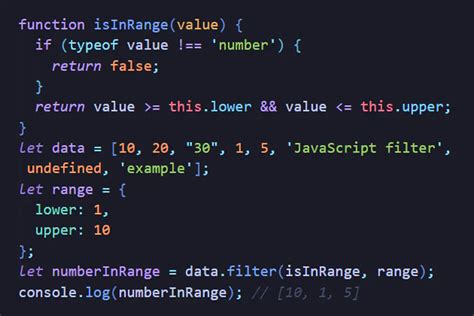 Median Filter Javascript