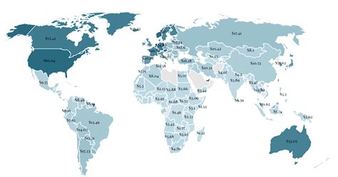 median household income by country 2023