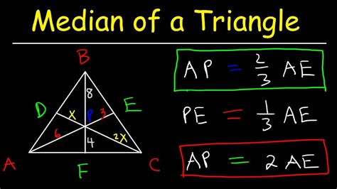 median of a triangle properties