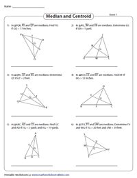 Mfas C Medians And Centroids Worksheet Answers Simple Angles —