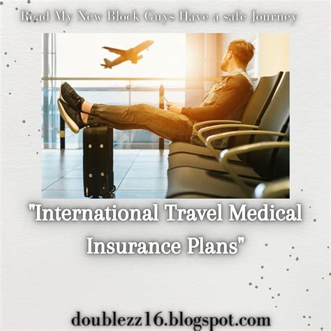 International Travel Medical Insurance Concept, Business Man With