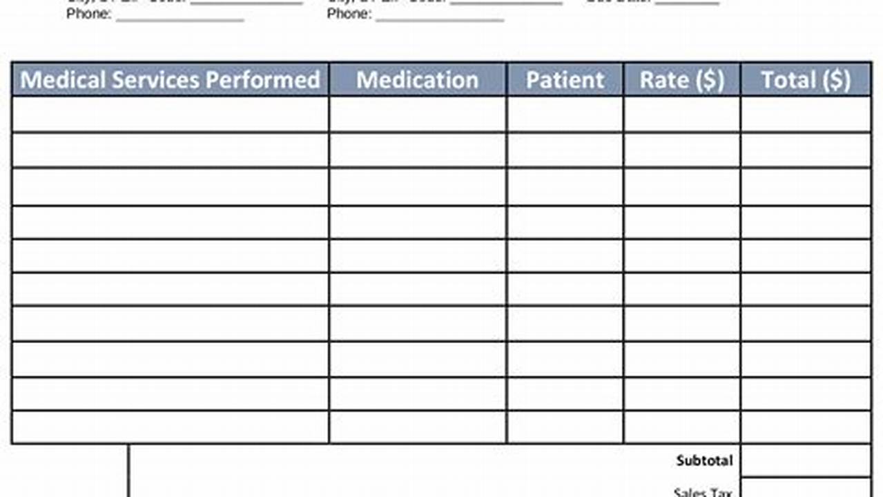 Medical Invoice Format: A Guide to Creating Detailed and Accurate Invoices